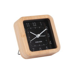 Budík Karlsson KA5924BK Neat Square, 9cm